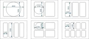 Máquina automática de sellado de bandejas para DM-410A, máquina de envasado de aperitivos, frutas y verduras, atmósfera modificada