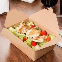 Conteneur d'emballage alimentaire jetable écologique de bonne qualité, taille design, boîte à hamburger personnalisée pour restaurant à emporter