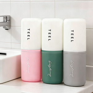Teel Travel Toothbrush And Toothpaste Set Portable Oral Care Case For Bathroom Use - Product Image 3