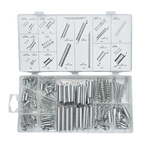 Cylindrical <b>Compression</b> <b>Spring</b> Set 200Pcs Steel Telescopic <b>Springs</b> With Hooks For Mechanical Parts Repair - Product Image 5
