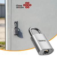 Cadenas électronique haute sécurité pour boîtier de compteur d'énergie extérieur avec gestion d'autorisation par cryptage passif AES256