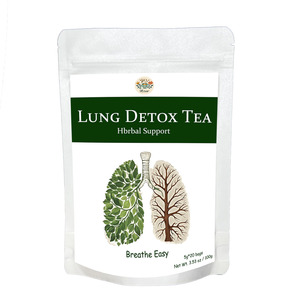 Té Herbal Desintoxicante para los Pulmones, Limpieza Natural para Fumadores, con Hojas <span class=keywords><strong>de</strong></span> Gordolobo, Bambú <span class=keywords><strong>y</strong></span> Diente <span class=keywords><strong>de</strong></span> León, Sin Cafeína, Bolsitas <span class=keywords><strong>de</strong></span> Té para Apoyo Respiratorio - Product Image 1