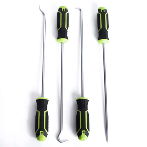 4 Piece Oil Seal Hook Set Steel <b>Car</b> <b>Repair</b> Tool Kit For Removing Seals And Gaskets - Product Image 1
