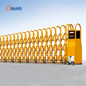 Porte coulissante électrique motorisée, porte coulissante industrielle en aluminium rétractable électrique - Product Image 4