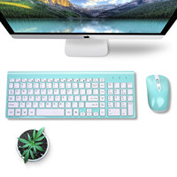 Diskon besar Set Keyboard dan Mouse portabel Cavier Et Souris besar-besaran Keyboard dan Mouse portabel senyap mengetik Keyboard nirkabel dan tetikus kombo