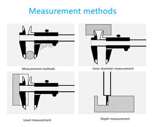 ZQYM工場 熱販売 スチール製 ヴェルニアキャリパー マイクロメーター 0-200mm 測定工具 - Product Image 5