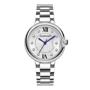 Montre Quartz Gros Bracelet en Acier Inoxydable Style Tendance pour Femme, Montre en Alliage Métallique avec Mouvement <span class=keywords><strong>Seiko</strong></span>, Cadeau Promotionnel pour Dames - Product Image 4