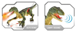 <span class=keywords><strong>Juguete</strong></span> de Dinosaurio <span class=keywords><strong>Robot</strong></span> con Control Remoto de 2.4GHZ, Dinosaurio Eléctrico que Camina con Luces, Sonidos y Spray - Product Image 2