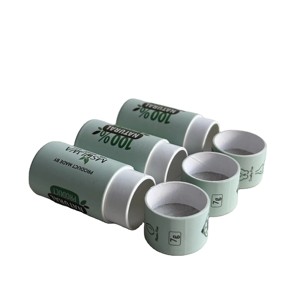 Boîte en tube de papier kraft personnalisée avec logo imprimé, emballage en tube de papier rond en carton, emballage en tube de papier à poussoir, vente en gros - Product Image 1