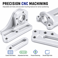 Support de montage de capteur en aluminium CNC de précision personnalisé pour capteurs industriels, équipements d'automatisation et systèmes de vision