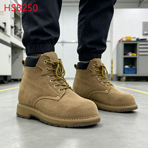Botas de Seguridad LXG, Modelo Hua Singh, con Suela Goodyear de 4 Capas, Protección Contra Impactos de 200J, Calzado de Trabajo de Cuero para Hombre, HSB250 - Product Image 1