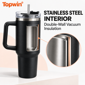 Custom Double Wall Vacuum Adventure Outdoor <b>Travel</b> <b>Cup</b> Blank Sublimation 40oz Stainless Steel Tumbler With Handle - Product Image 5