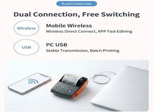 Imprimante d'étiquettes thermiques logistiques pour l'entreposage, le transport, les bordereaux, les billets, les documents, les codes-barres et l'impression d'étiquettes de produits - Product Image 3