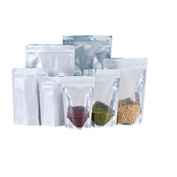 Sachets en plastique refermables de qualité alimentaire pour cadeaux, emballage en papier kraft pour thé matcha et herbes, vente en gros