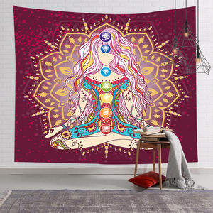 Tapisserie Mandala Nordique |   Toile de fond <span class=keywords><strong>murale</strong></span> <span class=keywords><strong>pour</strong></span> le yoga, idéale <span class=keywords><strong>pour</strong></span> la transformation du salon et de la chambre |   Serviette de plage et tapis de méditation <span class=keywords><strong>pour</strong></span> l'extérieur - Product Image 2