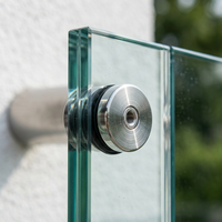 Système de balustrade en verre sans cadre LuxuryGuard, verre trempé de 12 mm, garde-corps pour balcon et terrasse, vente en gros B2B