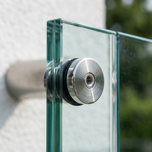Système de balustrade <span class=keywords><strong>en</strong></span> verre sans cadre LuxuryGuard, verre trempé de 12 mm, garde-corps pour balcon et terrasse, vente <span class=keywords><strong>en</strong></span> gros B2B - Product Image 4