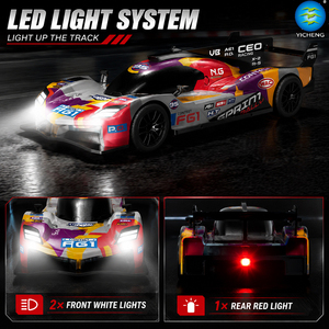 Auto <span class=keywords><strong>de</strong></span> <span class=keywords><strong>Carreras</strong></span> a Control Remoto 2.4G con Luces, Llantas <span class=keywords><strong>de</strong></span> Derrape Reemplazables, Recargable por USB, Vehículo <span class=keywords><strong>de</strong></span> <span class=keywords><strong>Carreras</strong></span> <span class=keywords><strong>de</strong></span> Juguete, Regalo <span class=keywords><strong>de</strong></span> Cumpleaños para Niños y Adolescentes - Product Image 3