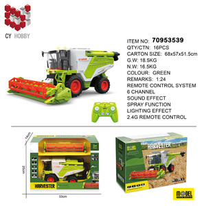 Camion RC 2,4G <span class=keywords><strong>Jouet</strong></span> de ferme du fermier, moissonneuse-batteuse de blé et de maïs, voiture <span class=keywords><strong>jouet</strong></span> pour enfants, voiture de fermier pour enfants, cadeau - Product Image 4