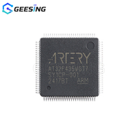 Microcontrolador ARM Cortex-M4F de 32 bits Geesing, 288 MHz, 1 MB de Memoria Flash, LQFP-100 con FPU, DSP, Doble OTG, Ethernet, ADC de 5.33 Msps, AT32F435VGT7