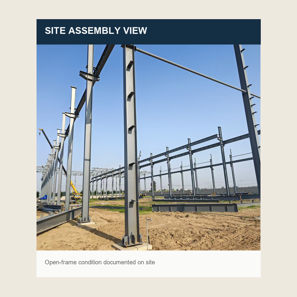 Panel Layout Factory Workshop Roof Wall Panel System Prefabricated Metal Industrial Building ...