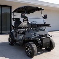 Voiturette de golf électrique Creek Valley Park 2, 4 ou 6 places, moteur AC 72V 7.5KW, batterie au lithium, pour les balades en nature, les parcours de randonnée et les supports de signalisation