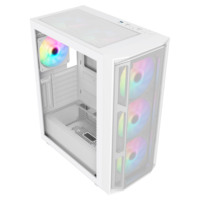 Boîtier de jeu pour ordinateur en plastique ABS SAMA en gros, boîtier de jeu pour PC en maille métallique, boîtier ATX en verre trempé pour ordinateur de bureau