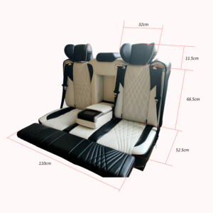 Sièges arrière de voiture pliables multifonctionnels en cuir de luxe, style MBS, design personnalisé - Product Image 3