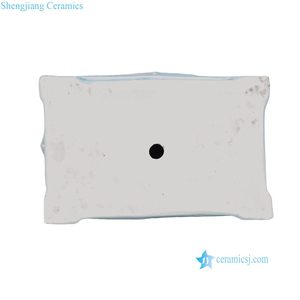 รูปปั้นสิงโตเซรามิกสีฟ้าอ่อน RYXZ20-S สำหรับวางบนโต๊ะ (คู่) - Product Image 6