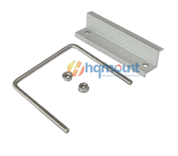 Kit de fixation pour panneaux solaires : Serre-câble double trou pour toit et sol, Serre-câble d'extrémité, Boulon en U, Serre-câble intermédiaire pour installation solaire