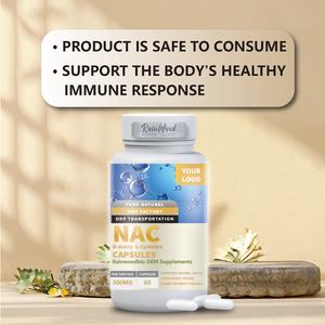 Capsules Rainwood <span class=keywords><strong>NAC</strong></span> N-Acétyl-Cystéine CAS 616-91-1 Antioxydant et Soutien Hépatique - Product Image 3