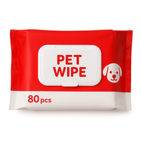 Gants de shampooing détachant pour animaux de compagnie lingette humide pour chien chat bain lingette propre avec couvercle