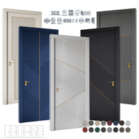 Fabricant chinois de premier plan, portes intérieures de luxe sur mesure, design haut de gamme, portes de chambre, portes de salle de bain, portes intérieures en bois
