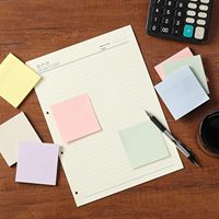 Bloc de notas autoadhesivo de 3x3 personalizado, fácil de publicar, para estudio, trabajo, vida diaria-50 100 200 hojas en opciones coloridas