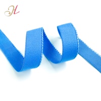 Vente d'usine coloré 20mm ceinture élastique Picot Nylon sous-vêtements bandoulière en peluche soutien-gorge bande élastique