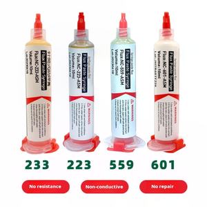 Pasta de Soldadura en Jeringa 559 Sin Plomo ni Halógenos, Alta Actividad, Sin Limpieza, Precisión de 0.3mm, para Reparación de Chips BGA de Teléfonos Móviles - Product Image 1
