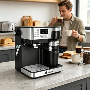 Anbolife Machine <span class=keywords><strong>à</strong></span> café multifonctionnelle Espresso + Café filtre, Vente en gros uniquement, OEM, Capsules pré-emballées <span class=keywords><strong>souples</strong></span> avec protection contre la surchauffe - Product Image 6