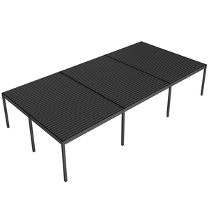 Usine de fabrication sur mesure pour l'exportation de villas, jardins, pavillons pliants en aluminium, terrasses et pergolas de loisirs de grande taille - Product Image 5