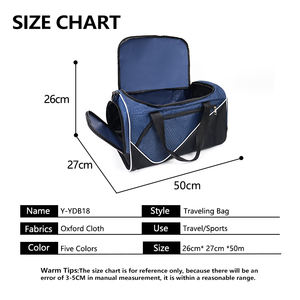 Özel spor seyahat çantası egzersiz su geçirmez Oxford kişiselleştirilmiş spor Fitness Yoga çanta kuru ıslak cep ayakkabı seyahat çantası ile erkekler - Product Image 5