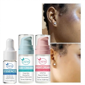 Kit Blanqueador Mayorista para Eliminar Manchas Oscuras en la Cara: Suero y Crema con Glutatión, Cúrcuma y Ácido Hialurónico para Mujeres, Suaviza e Ilumina - Product Image 3