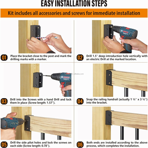 Khớp nối lan can sàn, giá đỡ giấu kín độ dày, có thể tùy chỉnh - Product Image 4