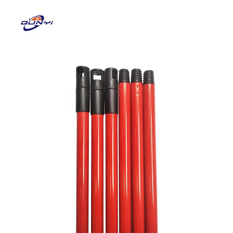 Прочная плоская ручка швабры из нержавеющей стали высокого качества пластиковые длинные чистящие ручки 120 см
