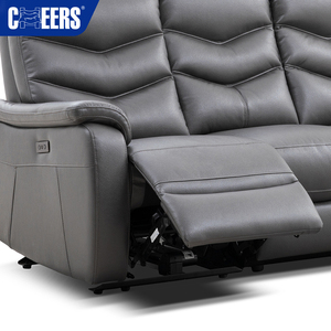 Ensemble de meubles MANWAH CHEERS <span class=keywords><strong>Canapé</strong></span> de salon <span class=keywords><strong>inclinable</strong></span> électrique en cuir rembourré Euro <span class=keywords><strong>4</strong></span> <span class=keywords><strong>places</strong></span> de luxe - Product Image 6