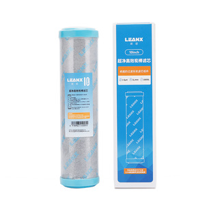 Cartouche filtrante à charbon actif Leanx 10 pouces, pièce de rechange pour purificateur d'eau haute efficacité - Product Image 1