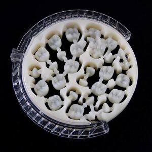 Nha khoa cadcam phay khối 1/2 Vòng tròn chủ kẹp nhựa trong suốt hình bán nguyệt công cụ cho Zirconia <span class=keywords><strong>PMMA</strong></span> PEEK Đĩa giữ - Product Image 4