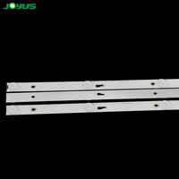 Bandes de rétroéclairage LED JY-163 43D2700 avec lentille acrylique pour téléviseur 43 pouces, synchronisation 43HR332M07A0 V2 LC430DUY-SHA1 43A9000 755mm 7 LED 3v