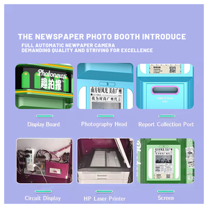 Photomaton rétro tout-en-un nouveau design en métal type <span class=keywords><strong>journal</strong></span> imprimé appareil photo populaire anglais japonais nouveau design photomaton rétro - Product Image 5