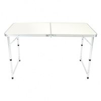 Table pliante en aluminium à hauteur réglable, portable, pour camping, jardin, parc, fête, repas en plein air – Meilleure vente
