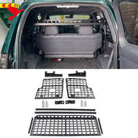 Pour Toyota Land Cruiser LC90 LC95 1996-2002 Panneau de rangement modulaire Modification d'étagère Stockage Coffre arrière Débris Rack Panneau Molle