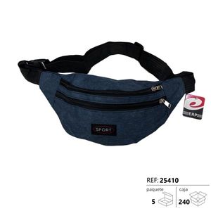 Waist Bag 6/U RINONERA Sport Blue With Zipper Pocket For Outdoor Activities - Product Image 3